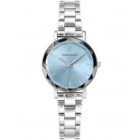 PIERRE LANNIER Coffret Multiples 30 mm Quartz + Cuir Bleu 173G661